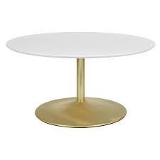 Medium Round Wood Coffee Table