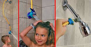 This Kids Shower Head Brings It Lower