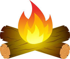 Bonfire Icon Vector In Winter Season