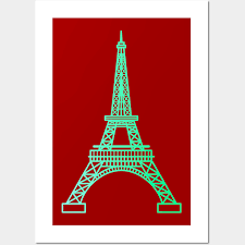 Eiffel Tower Icon Icons Posters
