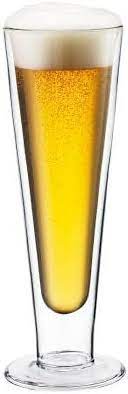 Double Wall Thermal Pilsner Beer Glass