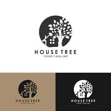 Tree House Logo Vector Art Icons And