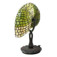 Nautilus Stained Glass Table Lamp