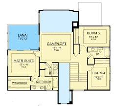 Family Home Plan With U Shaped Kitchen