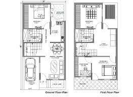 20 X40 East Facing House Plan Is Given