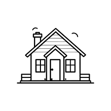 House Icon Houses Buildings Linear Design