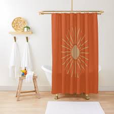 Shower Curtain Mid Century Modern