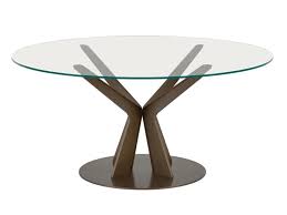 Tree Table Round Glass Table With