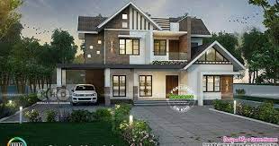 Sloping Roof Mix 4 Bedroom 3000 Sq Ft