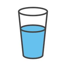 Water In Glass Icon Vector On Trendy