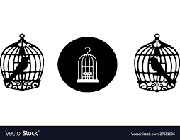 Bird Cage Icon Isolated On Background