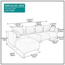 L Shaped Modern Sectional Sofa