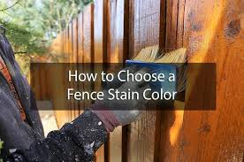 How To Choose A Fence Stain Color