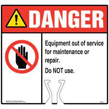 Cone Topper Sign Danger Equipment