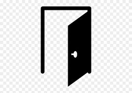 Open Door Clipart Icon Open Door Icon