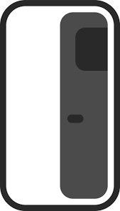 Ship Door Open Icon In Trendy Flat