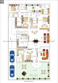 4500sqft Modern Duplex House Plan