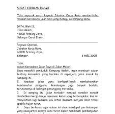 Karangan Surat Kiriman Rasmi Tahun 6 Tengok Letter Website