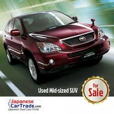 Harrierhybrid Mid Sized Suv Japanese Used Toyota Harrier For Sale From Japan Suv Toyotaharrier Luxury Suv Mid Size Suv Best Midsize Suv