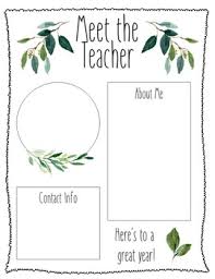 Maintaining a working list will. Farmhouse Editable Meet The Teacher Template Freebie By Msbin2nd