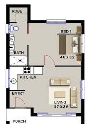 5 & 6 bed house plans. 1 Bedroom Granny Flat In 2019 1 Bedroom House Plans House Plans Australia Bedroom House Plans