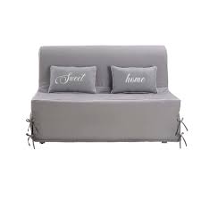 Notre collection de housses de couette aux imprimes fantaisie repond a toutes vos envies a toutes les deco. Housse De Canape Bz Gris Clair Elliot Maisons Du Monde