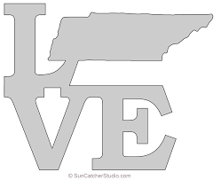 Tennessee Map Outline Printable State Shape Stencil Pattern Scroll Saw Patterns Free Map Outline Tennessee Map