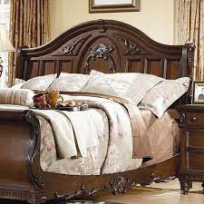 Kathy Ireland Home By Vaughan Southern Heritage Sleigh Bed Headboard In Rich Cherry Headboards For Beds Furniture Bedroom Furniture