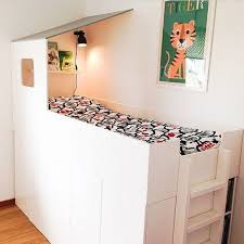 Mommo Design Ikea Hacks Bed On Ikea Kitchen Cabinets Mommo Design Ikea Hack Ikea