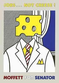 Jobs Not Cheese Poster By Roy Lichtenstein Roy Lichtenstein Pop Art Lichtenstein Pop Art Pop Art Painting