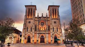 The city of san antonio's official flag was designed in 1935 by william herring, deputy commander of the texas department of united war veterans. San Fernando Cathedral San Antonio Tx