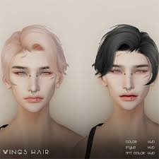 When the caps and headrags came off, the hair looked to have formed wings on either side of the head. Second Life Marketplace Wings Hair Oe0818 Fatpack Packaged
