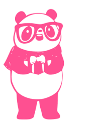 Download Panda Christmas With Specs Jpg Image