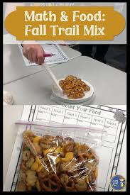 Math And Food Fun Trail Mix For Fall Math Night Math Food