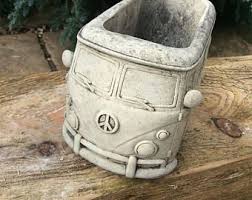 Shop planters and personalize your home with pottery barn® today. Stone Vw Camper Van Campervan Planter Volkswagen Garden Ornament Ceramics Ideas Pottery Planters Stone Planters