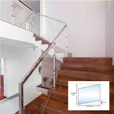 Made To Measure Glass Stair Balustrade Panels Balustrade Glass Panels Glass Balustrades Made2measure Glass Stair Balustrade Glass Stairs Stair Paneling