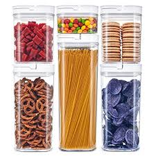 Free shipping on orders over $25.00. Durahome Airtight Food Storage Containers 6 Piece Set Https Www Amazon Com D Airtight Food Storage Containers Acrylic Containers Airtight Food Storage