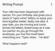 Zillah Mclachlan Says What If There Was Something Special About His Wife He Never Knew Abou Writing Prompts Funny Writing Prompts Writing Prompts For Writers