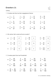 Somit kommt bei einem bruch dem nenner die größte bedeutung zu. Arbeitsblatter Mathe Klasse 6 Realschule Bruche