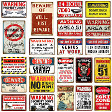 Shop all things home decor, for less. Warning Cctv 24 Hours Video Surveillance Vintage Metal Tin Signs Poster Caution Area 51 Wall Plaque Retro Stickers Home Decor Plaques Signs Aliexpress