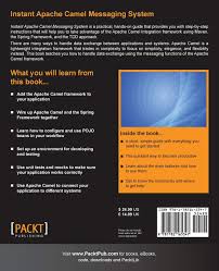 Comprehending as skillfully as deal even more than other will pay for each success. Instant Apache Camel Messaging System Sharapov Evgeniy 9781782165347 Amazon Com Books