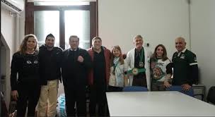 Mauricio Sulaimán Presidente del WBC junto a WBC Cares visitan Hospital Fiorito en Avellaneda, Argentina