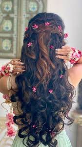 If you've got short hair and a wedding coming up, bookmark this page. Open Hairstyle Ideas For The Indian Bride Hair Styles Medium Hair Styles Long Hair Styles