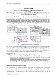 Wirtschaftliche bemessung für hochfesten stahl sas670 infolge besonderheiten von best stahlbetonstütze. Pdf Kurzfassung Der Masterarbeit Berechnungs Und Bemessungsansatze Fur Detailbereiche Im Stahlbeton Und Spannbetonbau
