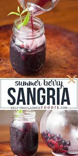 Summer Berry Sangria Is A Refreshing Cocktail Made With Summer Berries Soaked In Red Wine With Berry In 2020 Summer Drinks Alcohol Berry Sangria Summer Sangria Recipes