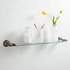 Vintage Tempered Glass Shelf Glass Shelves In Bathroom Glass Bathroom Shelves Tempered Glass Shelves