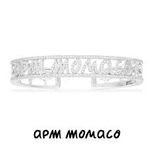 Apm monaco triple meteorites necklace collection meteorites adjustable handmade #apmmonaco. Apm Monaco Offener Manschettenarmreif Silber Apm Monaco
