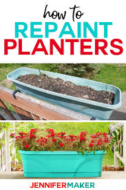 Maybe you would like to learn more about one of these? How To Spray Paint Plastic Planters Jennifer Maker