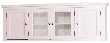 Higher upper cabinets will give you a little extra room for longer tools like ladles, so measure the longest tool you'd like to have at the ready, add 3 to 4 inches for the hang bar itself, and then use that measurement as the height. Casa Padrino Country Style Kitchen Hanging Wall Cabinet Upper Cabinet White 192 X 31 X H 65 Cm Kitchen Cabinet With 4 Doors