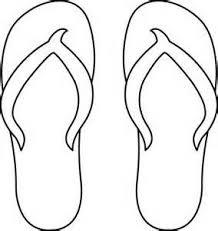 Beach Theme Black And White Beach Clipart Pin By Judy Vannostrand On The Beach Theme Free Clip Art Flip Flop Craft Flip Flops